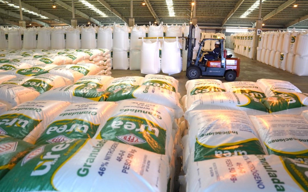 Bolivia produce 384.848 toneladas métricas de urea entre enero y agosto