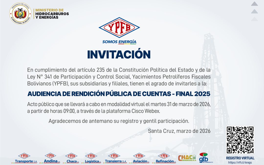 Rendición Pública de Cuentas cierre 2025